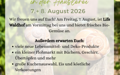 Einladung zum Häuslerei Sommerfest!